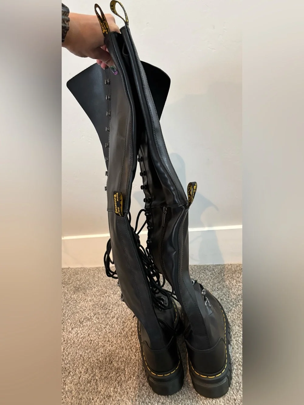 Dr. Martens Platform Audrick 221 XTRM Boots! LIKE NEW!